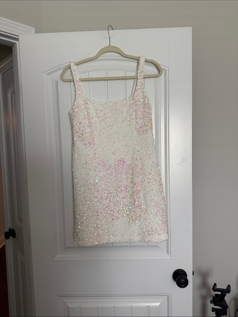 Show Me Your Mumu white Sequin Dress - Picture 1 of 5